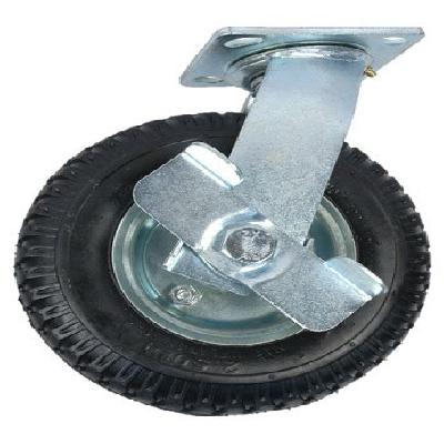 Swivel PU Wheel 8"x2" With Brake